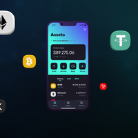 3D Scene: iPhone with Crypto