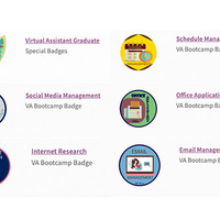 Virtual Assistant Bootcamp Badges
