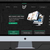 One page Site Design