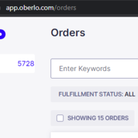 Oberlo - Order Status