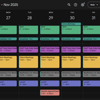 Calendar Management For Mr. Joel Enusah