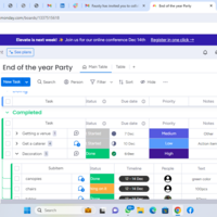 this is monday.com. I and my team member used in organizing.