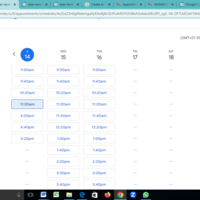 Appointment scheduling