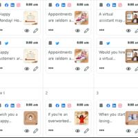 Sample Content Calendar 