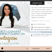 Planoly IG scheduling