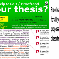 Thesis Proofreading