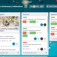 Trello Work Sample board