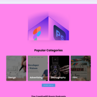 Social Blog Business Website Home