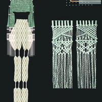 final look of the garment digitally designed