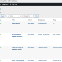Wordpress Management