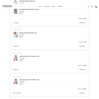 Customer order dashboard