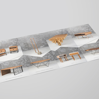 Brochure to advertise an exclusive wooden furniture brand