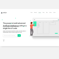 Minimal Web Design For AI Powered SAAS Product