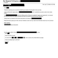 Product inquiry response with strong product knowledge