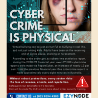 POSTER_CYBER CRIME IS PHYSICAL