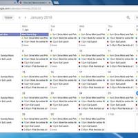 Calendar management with Google Calendar