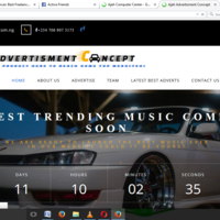 Ajeh Computer Center Advert Webdesign