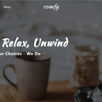 Comfy Store Home Page