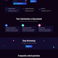 Game Booster Website UI Design