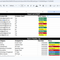 Event Planning/Expense Report 2