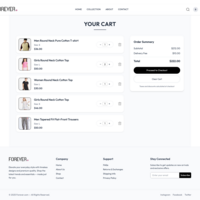 Interactive cart system supporting item updates