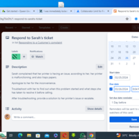 AAssigned a task to a coworker on Trello.