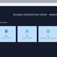 Construction system Admin panel