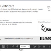 LEAD'S SIGNATURE CERTIFICATE