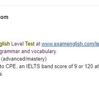 English Exam