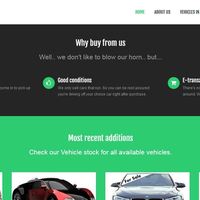 Auto dealer sample1: Home page (2)