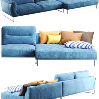 3d modeling and 3d visualization sofa
