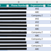 Data Entry on Excel 