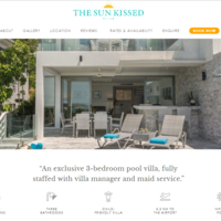 WordPress website: https://sunkissedvillasamui.com/