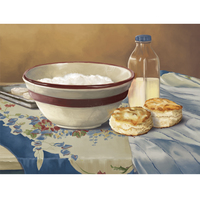 Cookbook Illustration "Homemade Biscuits"