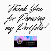 Thank you, hope you enjoyed looking through my portfolio!