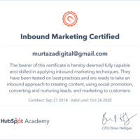 Inbound Marketing Certified 