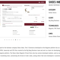 ONLINE FOOTWEAR STORE