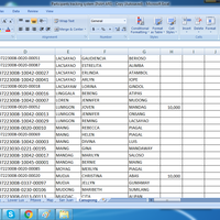 Encoded and filtered only for one barangay. 4th Page