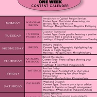  A SOCIAL MEDIA CONTENT CALENDAR A CLIENT