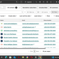 I used HubSpot to organize clients  and speed follow ups
