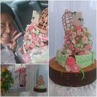 Wedding cake - fondant