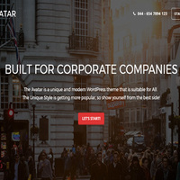 One & Multi Page Parallax WordPress Theme