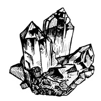 Ink Crystal Illustration