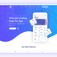 App Landing Page Design