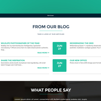 Layout for WordPress Theme - AGENZIA