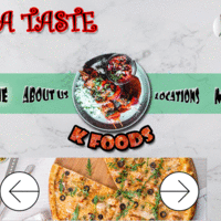 Website main page design