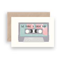 Valentines Card for Lykkefund Paper