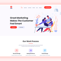 Creative Agency Landing Page Design 