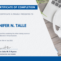 Virtual Assistant Certificate