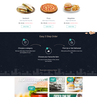 Website for cafe and online food ordering system 